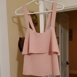 Madewell Pink Sleeveless Top L